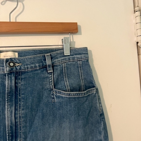 Favorite Daughter The Jordie Super High Rise Wide Leg Jean in Madrid - Picture 8 of 15